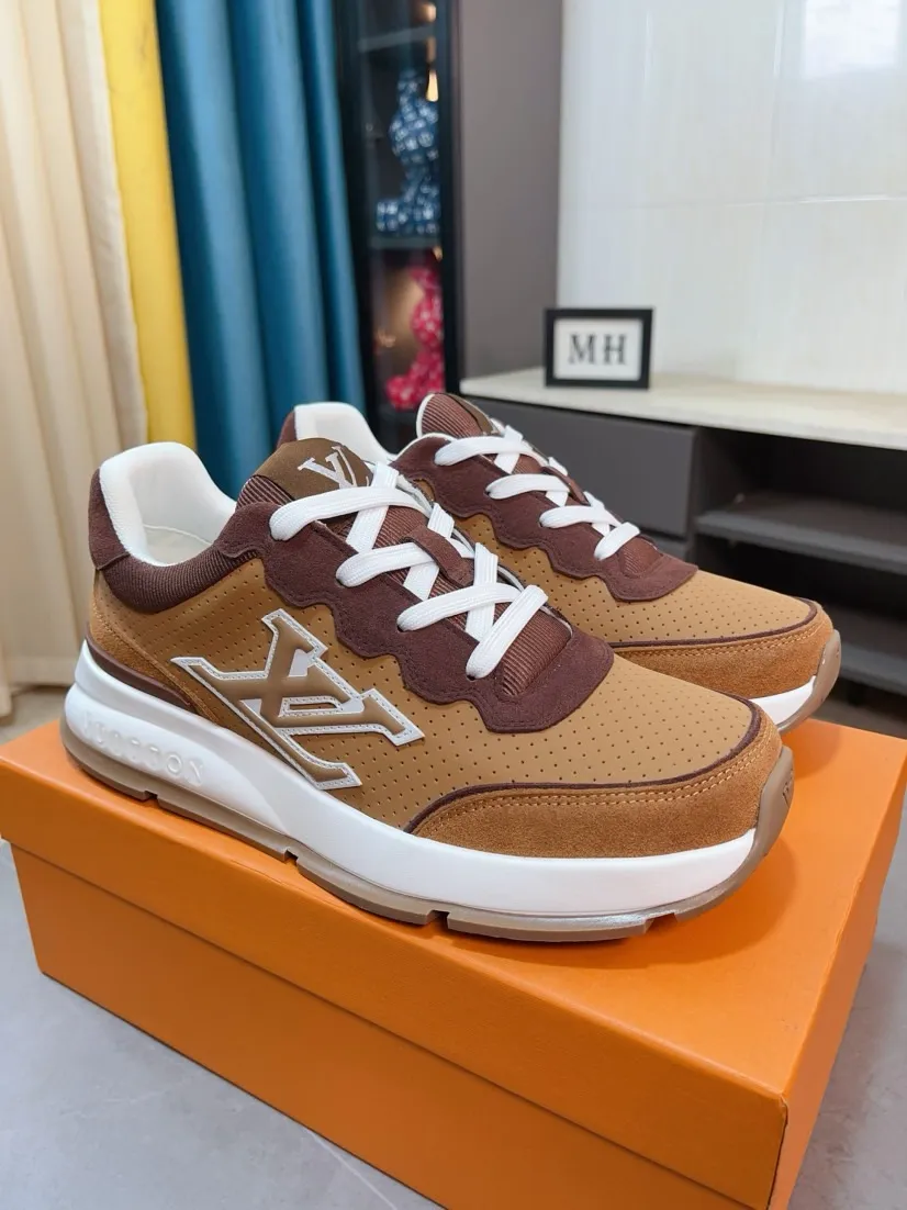 Men's shoes💰438🌹🌹[LV]🌹High-end brand of men's shoes: Official website 1:1 Latest masterpiece: The upper is made of Italian imported first-layer cowhide with special materials➕Full genuine leather lining🔥, making walking more convenient and comfortable! Exclusive new style, stunning work [color]! Create a fashionable personality to set off your uniqueness! A must-have for trendy men! Classic🔥Number: 38-44